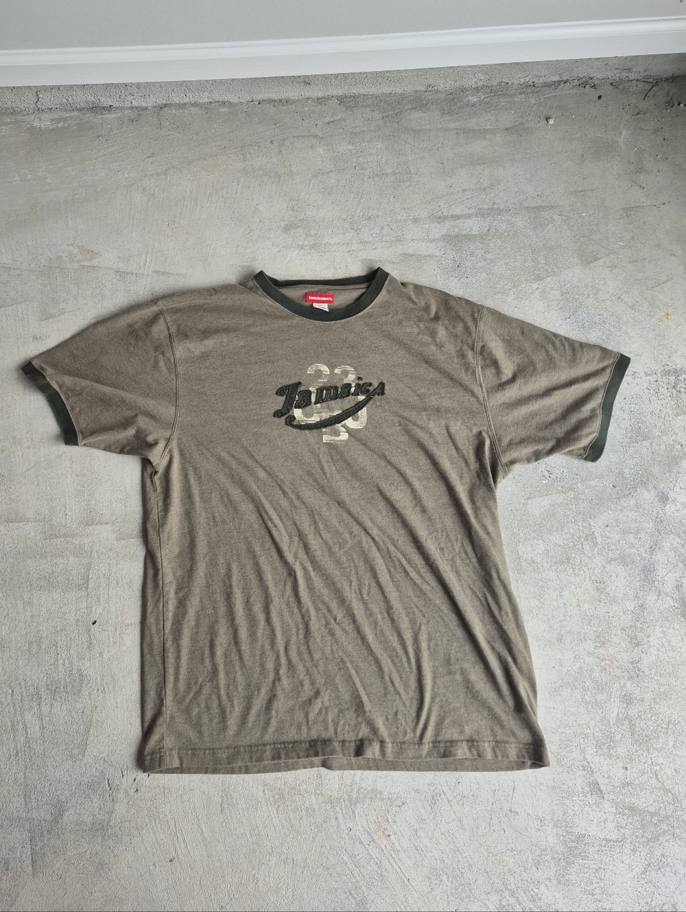Unionbay Olive Green Jamaica Logo Tee